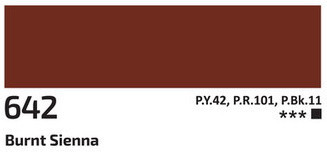 Akril festék Rosa 60ml – 642 égetett sienna