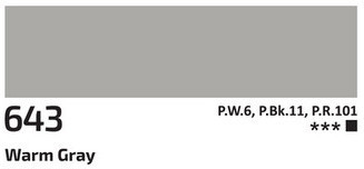 Akril festék Rosa 60ml – 643 meleg szürke