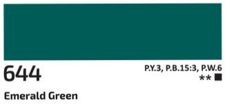 Akril festék Rosa 60ml – 644 smaragdzöld