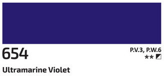 Akril festék Rosa 60ml – 654 ultramarin lila