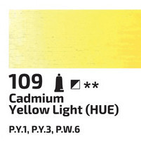 Olajfesték Rosa 45ml – 109 kadmium Világos sárga