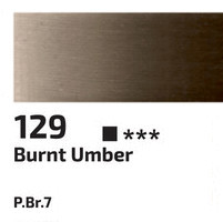 Olajfesték Rosa 45ml – 129 égetett umber