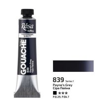 Gouache festék Rosa 20ml – 839 Payne's Grey