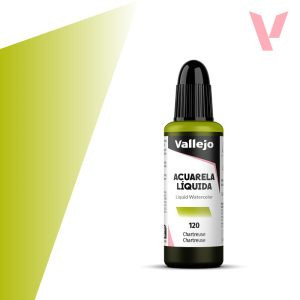Vallejo folyékony akvarellfesték 32ml – 120 Chartreuse