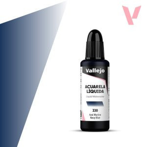 Vallejo folyékony akvarellfesték 32ml – 330 Navy Blue