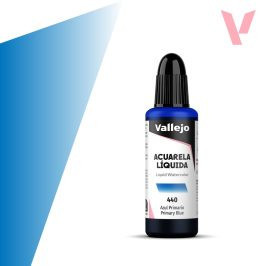 Vallejo folyékony akvarellfesték 32ml – 440 Primary Blue