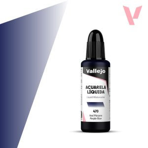 Vallejo folyékony akvarellfesték 32ml – 470 Purple Blue