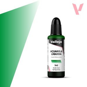 Vallejo folyékony akvarellfesték 32ml – 540 Spring Green