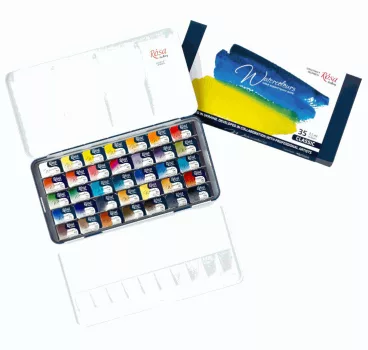 akvarell paint set Rosa 35 pcs – Classic