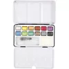 Set of 12 metallic watercolor paints