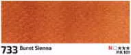 Akvarell festék Rosa 2.5ml – 733 égetett sienna