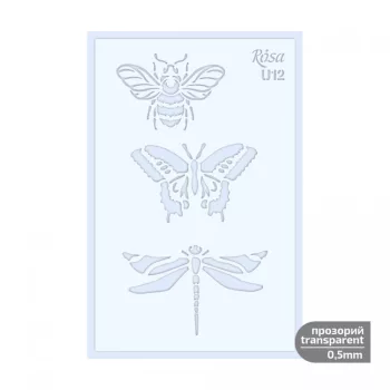 Sablon Rosa 0.5mm 13x20cm – U12