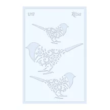 Stencil Rosa 0.5mm 13x20cm – U17