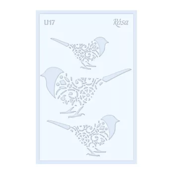 Stencil Rosa 0.5mm 13x20cm – U17