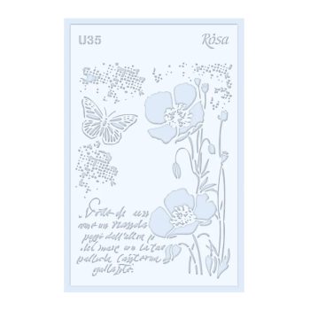 Stencil Rosa 0.5mm 13x20cm – U35