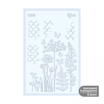 Sablon Rosa 0.5mm 13x20cm – U36