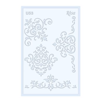 Stencil Rosa 0.5mm 13x20cm – U53