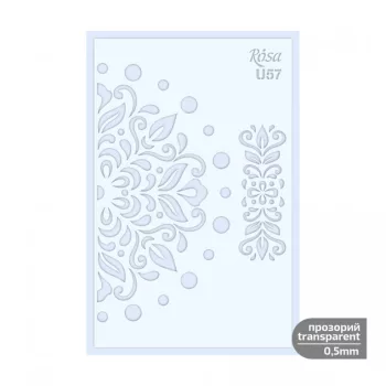 Sablon Rosa 0.5mm 13x20cm – U57