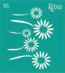 Stencil repeatable self-adhesive 9x10cm – 16