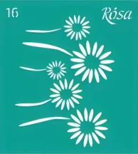 Stencil repeatable self-adhesive 9x10cm – 16