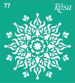 Stencil repeatable self-adhesive 9x10cm – 77