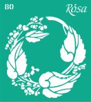 Stencil repeatable self-adhesive 9x10cm – 80