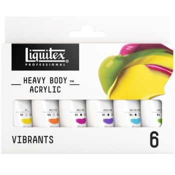 Liquitex HB élénk színű akril festék készlet 6x22ml
