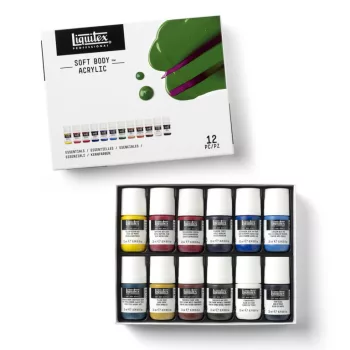 Akril festék készlet Liquitex Soft Body 12x22ml