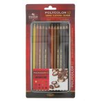 Coloured pencils Polycolor brown series 12 pcs