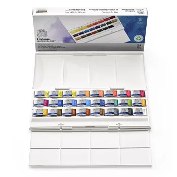 Set of watercolor paints Cotman 24 pcs pans