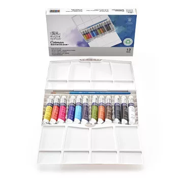 Cotman watercolor paint set 12x8ml tubes