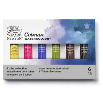 Set of watercolor colors Cotman 6x8ml tubes