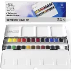 Cotman 24pc Travel Tin akvarell festék Set