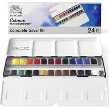 Cotman 24pc Travel Tin akvarell festék Set