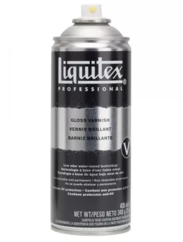 Glossy varnish for acrylic Liquitex in spray 400ml