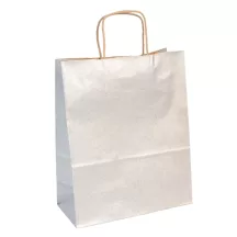 Colored paper bag Clairefontaine 22x27cm  ezüst