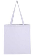 Canvas bag with a long handle - fehér / snowfehér