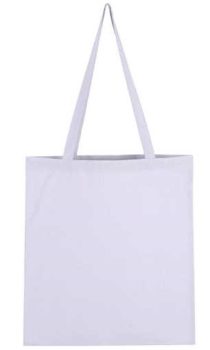 Canvas bag with a long handle - fehér / snowfehér