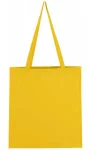 Canvas bag with a long handle - yellow