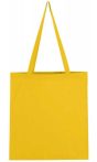 Canvas bag with a long handle - yellow