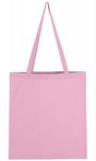 Canvas bag with long handle - light pink / rose