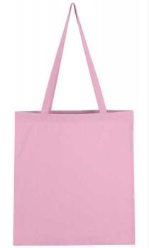 Canvas bag with long handle - light pink / rose