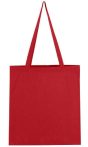 Vászon táska hosszú füllel - piros / piros