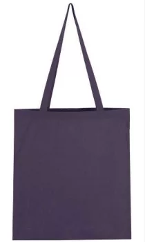 Vászon táska hosszú füllel - lila