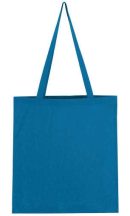 Vászon táska hosszú füllel - kék / középkék