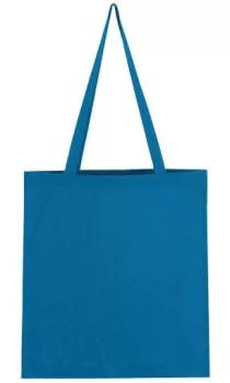 Vászon táska hosszú füllel - kék / középkék