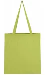 Vászon táska hosszú füllel - limezöld