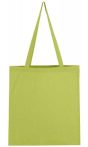Vászon táska hosszú füllel - limezöld