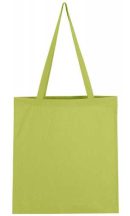 Vászon táska hosszú füllel - limezöld