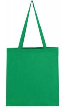 Vászon táska hosszú füllel - zöld / borsózöld